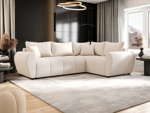 Prawy narożnik Molisa L Plus z miejscem na pościel