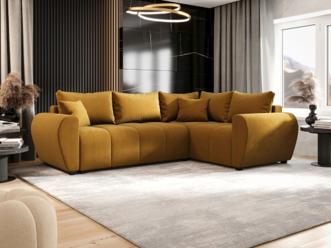 Prawy narożnik Molisa L Plus z miejscem na pościel