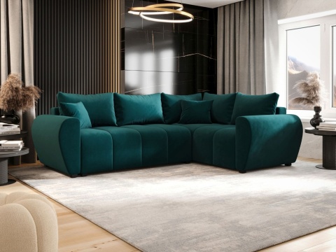 Prawy narożnik Molisa L Plus z miejscem na pościel