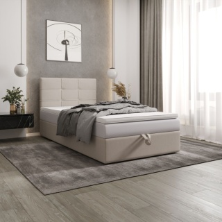 Łóżko podwójne do sypialni Duo 2 z pojemnikiem na pościel