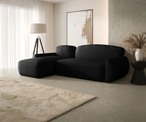 Narożnik z pojemnikiem Lucas lewy i funkcją spania, elegancki