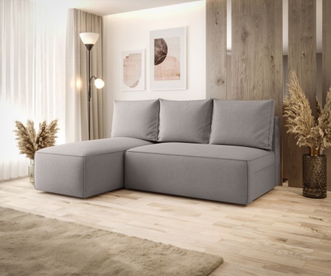 Sofa kompaktowa z funkcją spania Savio Mini L, ze schowkiem na pościel