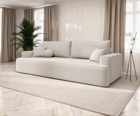 Sofa z funkcją spania FIGO CURIO 02 Kremowy/Ecrue