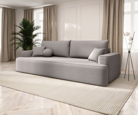 Sofa z funkcją spania FIGO CURIO 83 Jasny Popiel