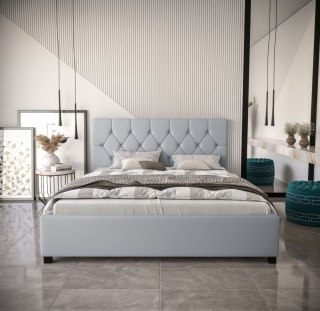 Łóżko pojedyncze Swift, do sypialni z pojemnikiem na pościel