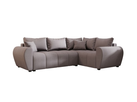 Prawy narożnik Molisa L Plus z miejscem na pościel